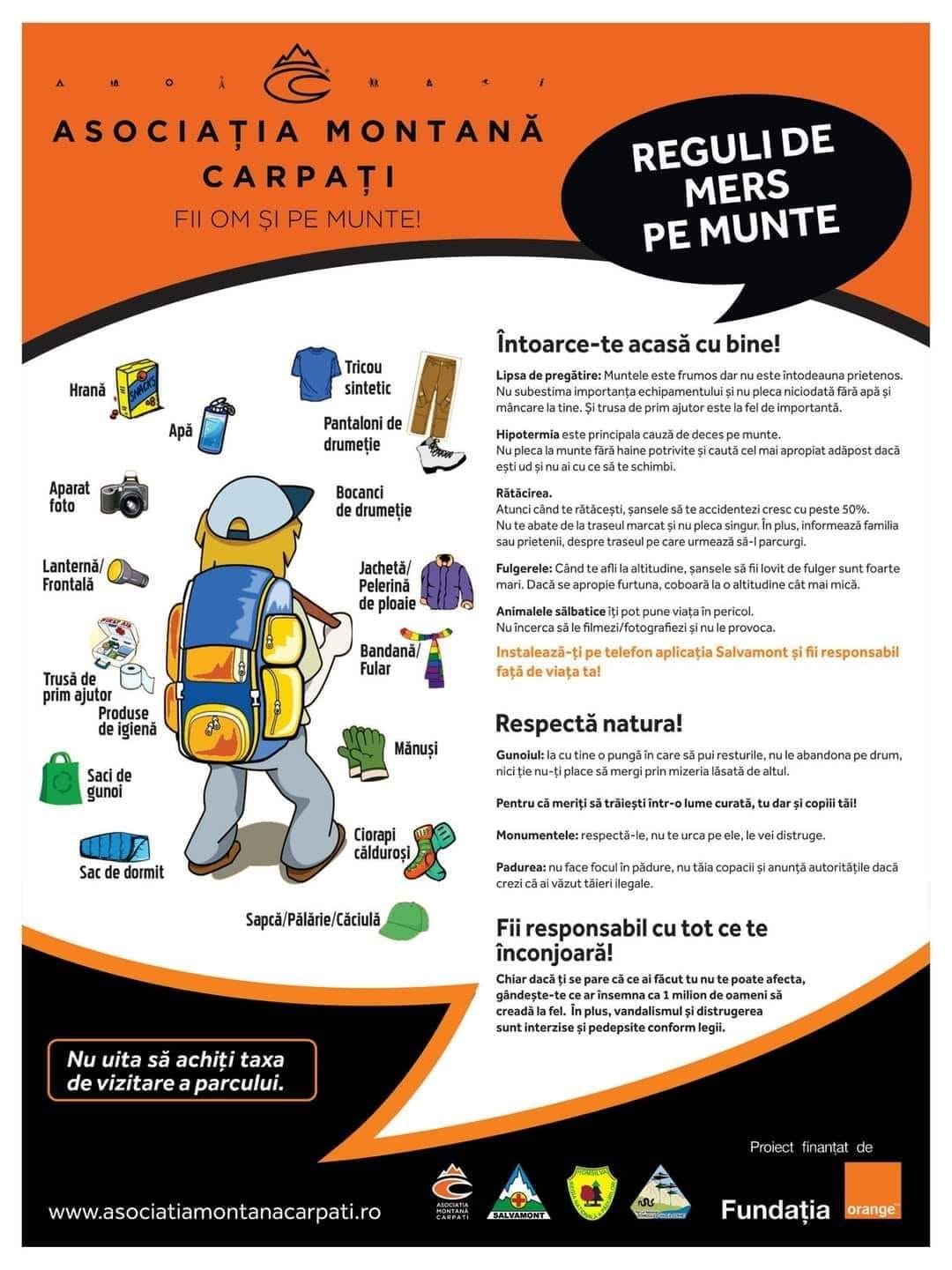 Reguli și siguranță în parc