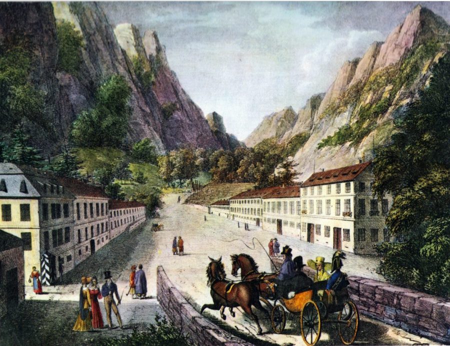 Băile Herculane la 1824