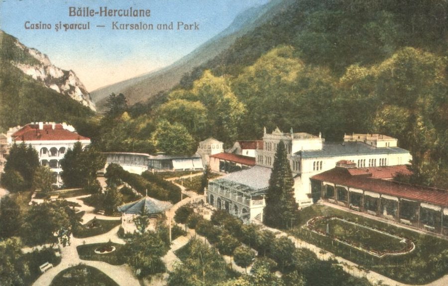 Imagine istorică din Băile Herculane